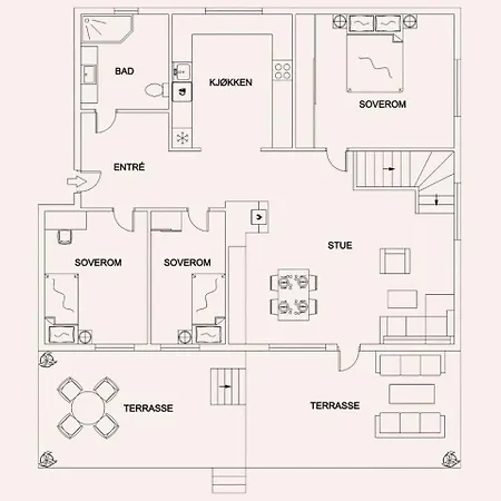 Appartement Fresh Og Moderne Med 3 Soverom Pa Jeloy Moss